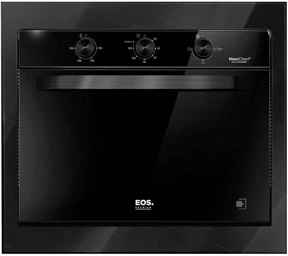 Forno Elétrico de Embutir EOS 47L Porta de Vidro All Black EFE47EP 110V