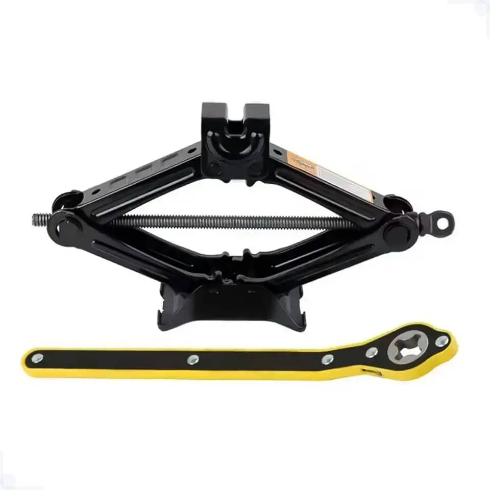 Macaco Sanfona Para Carros Reforçado 1,5t Mecânico Universal Sistema Catraca