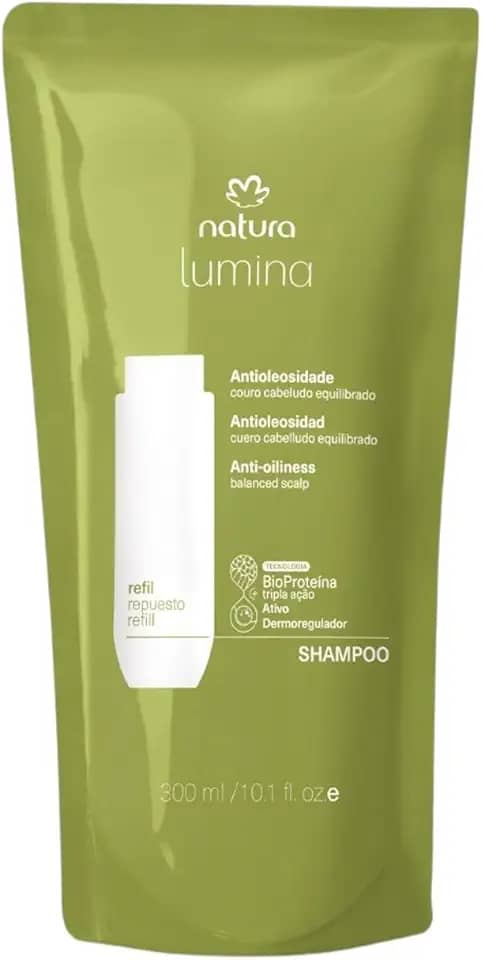 Refil Shampoo Equilibrante Antioleosidade, NATURA LUMINA