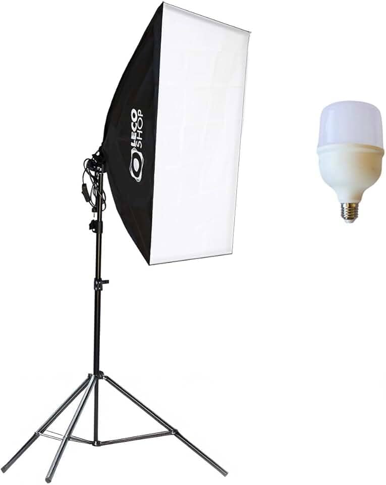 Kit SoftBox 50 X 70 Com Lampada Led, Luz Continua para foto e vídeo