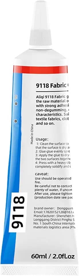 Cola de tecido para roupas,Cola de tecido,Adesivo de tecido transparente impermeável 60ml - Ponta embutida, cola de material para suprimentos de tecido, cola artesanal para couro, sofás, roupas, joias