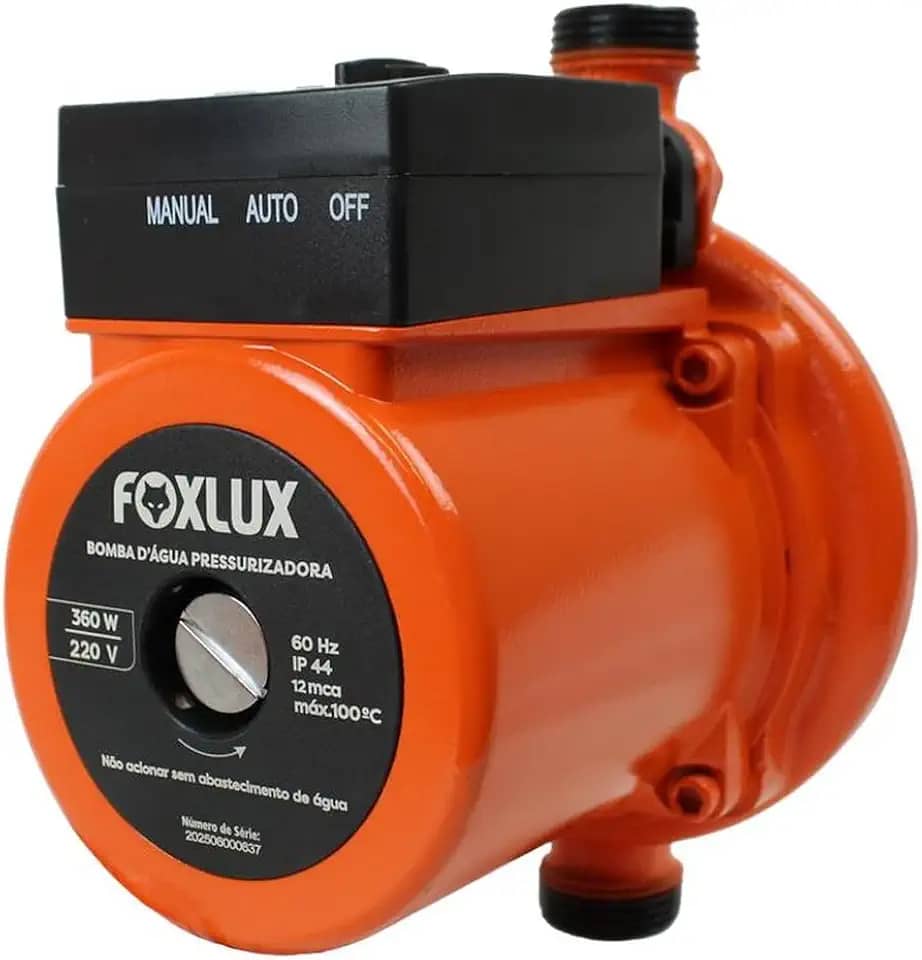 Bomba D'Agua Pressurizadora 220V 360W Foxlux