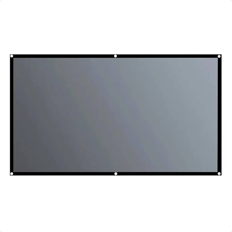 Tela Reflexiva Para Projetor 16:9 100 Polegadas Salange Com Furos Cor Cinza