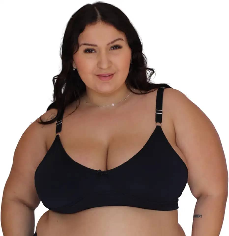 Sutiã Plus Size Básico Sustentação Alça Larga Moneline