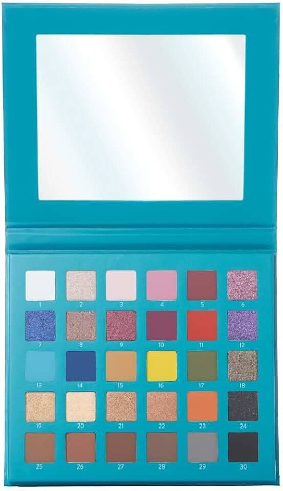 Catharine Hill - Paleta de Sombras 30 Cores | Alta Pigmentação, Longa Duração, Textura Macia, Tons Opacos, Cintilantes e Multiefeitos – Versátil e Completa para Criar Looks Incríveis