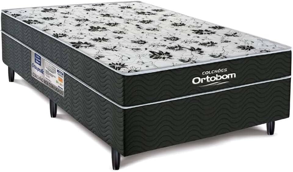 Cama Box Casal Conjugada de Espuma - Union Ortopedic - Ortobom (Casal)