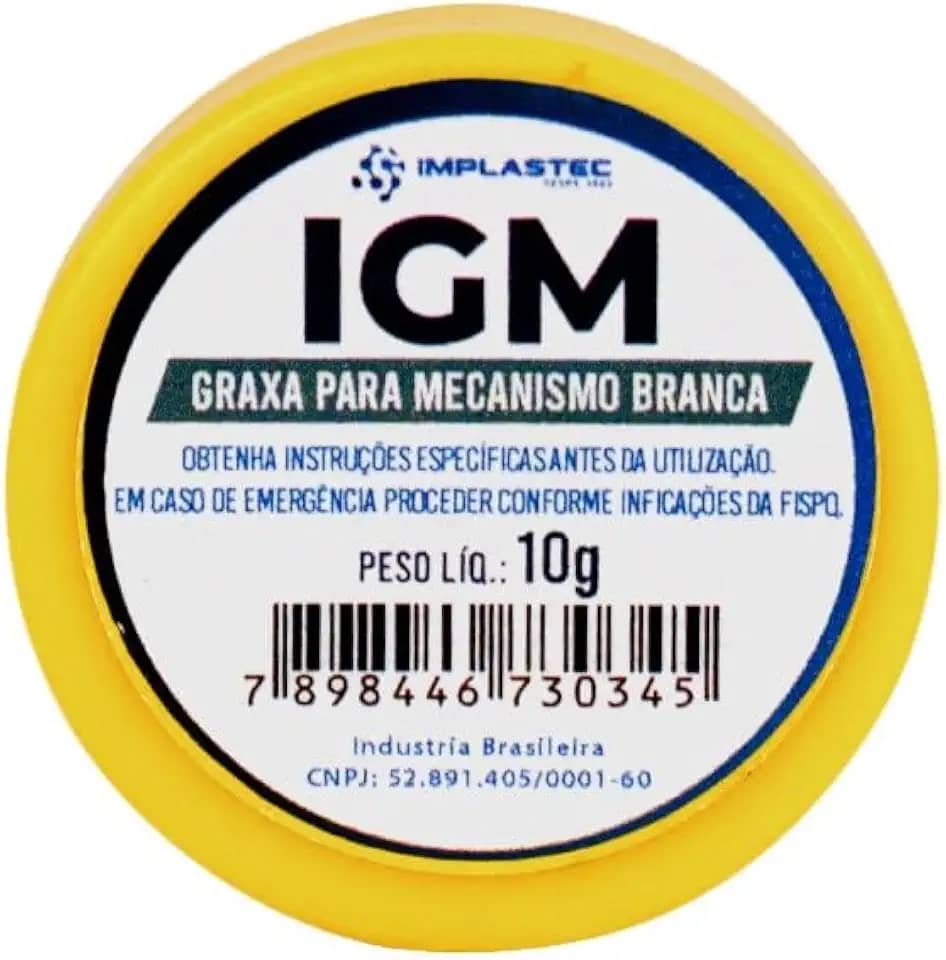 GRAXA BRANCA PARA MECANISMOS POTE 10G