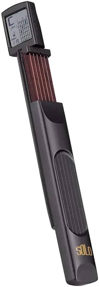 Treinador de acordes de guitarra digital, ferramenta portátil de 6 trastes para prática de violão com tela giratória mostrando metrônomo da tabela de acordes (modelo B)