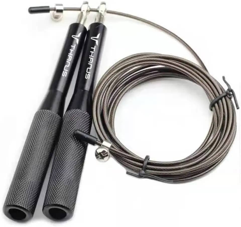 Corda Speed Rope Metal Treino Double Under 3 Mts academia treino agilidade 2 Rolamentos