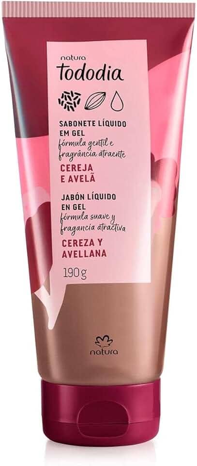 Sabonete Líquido Gel Cereja e Avelã Todo Dia Natura 190g