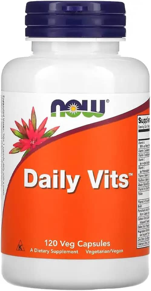 Multivitamínico Daily Vits Now Foods 120 Cáps Importado
