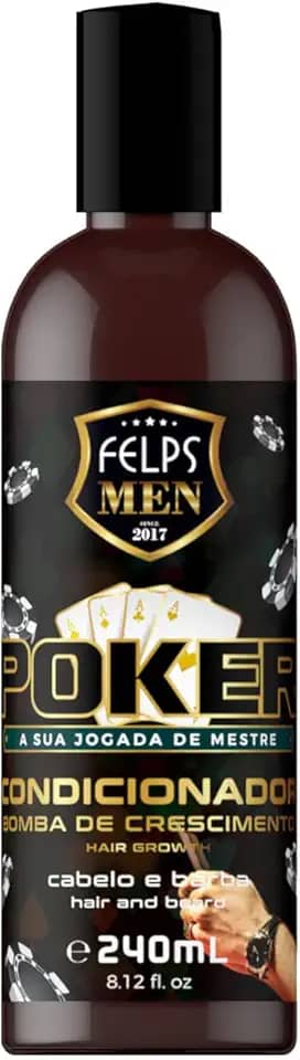 Felps Men Poker Condicionador 240ml, Felps Professionnel, 240ml