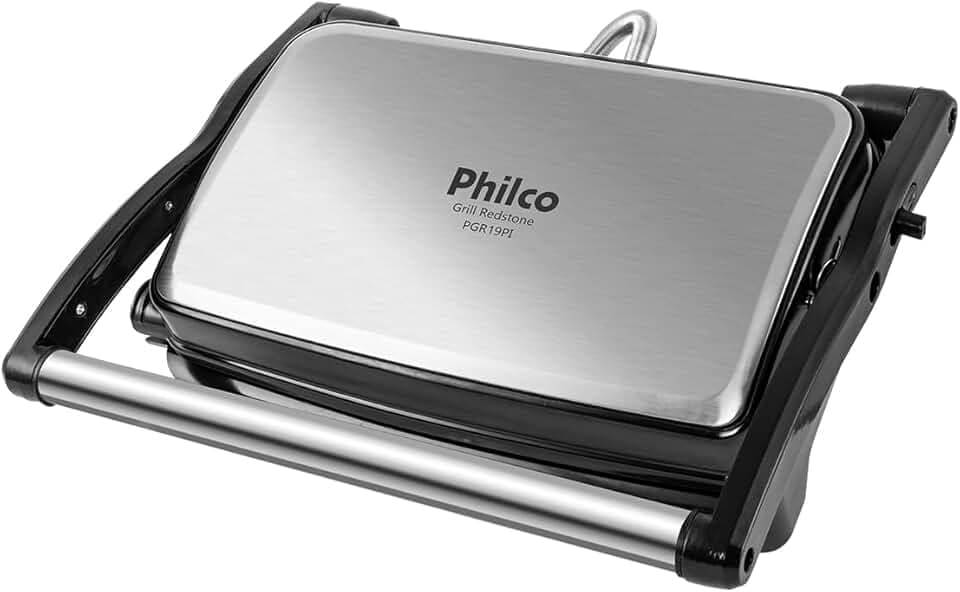 Grill Philco PGR19PI Revestimento Redstone 7 temperaturas