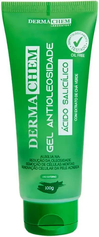 Gel Facial Antioleosidade Dermachem Ácido Salicílico - 100g