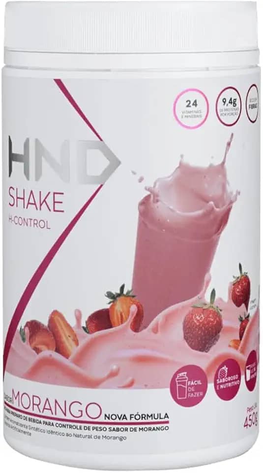 Shake H-Control Sabor Morango HND 450g