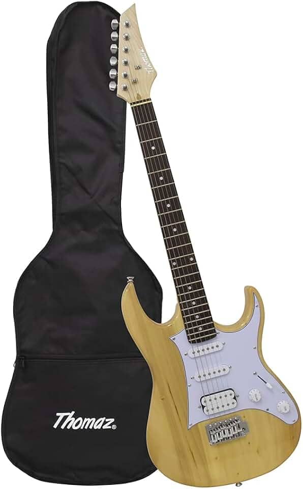Kit Guitarra Elétrica TEG 310 Natural com Capa Thomaz