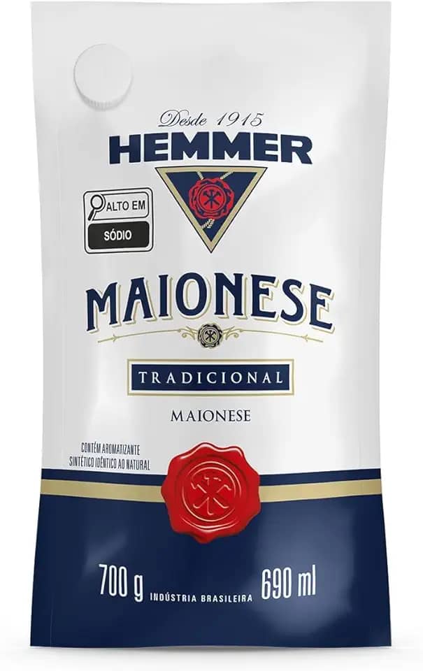 Hemmer Maionese Tradicional Sache Hemmer700G