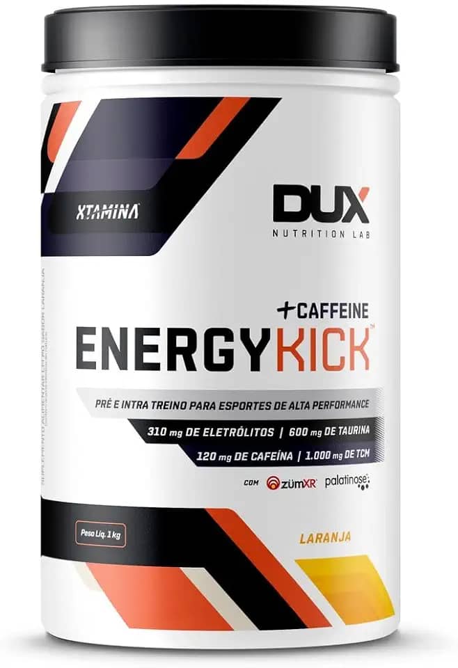 Dux Nutrition Energy Kick Caffeine 1000g - Laranja