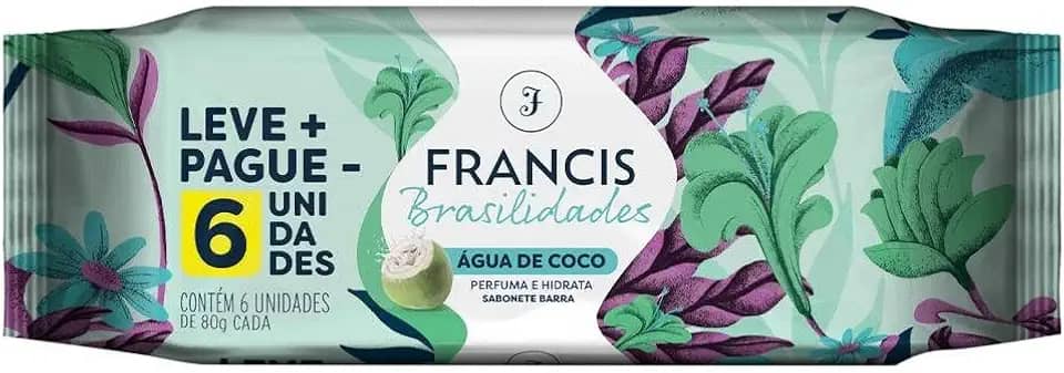 Promopack Sabonete Barra Francis Brasilidades Branco - 80g