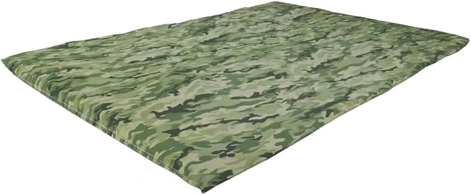Colchonete Casal Camping Mor Life Camuflado 1,85x1,20 Dobrável Leve e Confortável Ideal para Barracas e Viagens