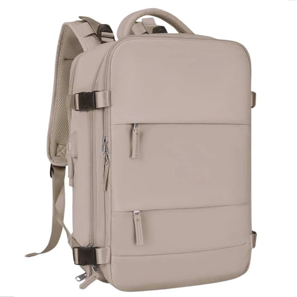 Mochila De Viagem Grande Impermeável, Com Porta Usb, Compartimento Para Sapatos, Bolsa Para Objetos úmidos, Mochila Para Notebook, Mochila Feminina