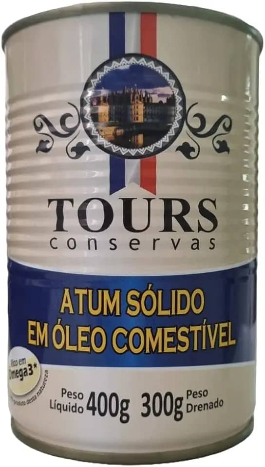 Atum Sólido em Óleo Tours 400g