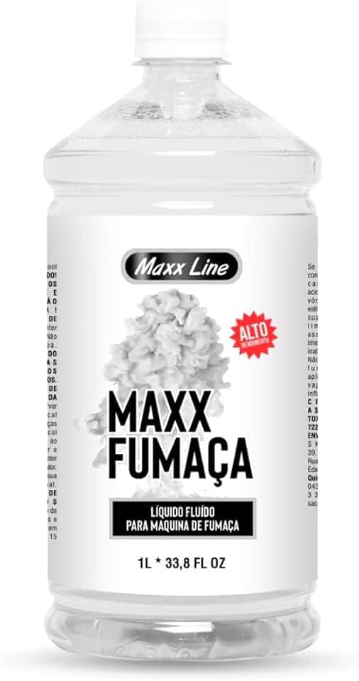 Líquido Fumaça Branco para Máquina De Fumaça Glicerina Fluído 1 Litro
