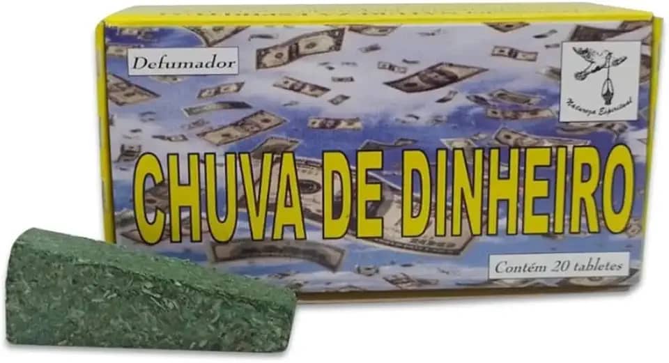 Incenso Defumador De Ambiente Chama Dinheiro - Money Caixa Com 20 Unidades - Oferta