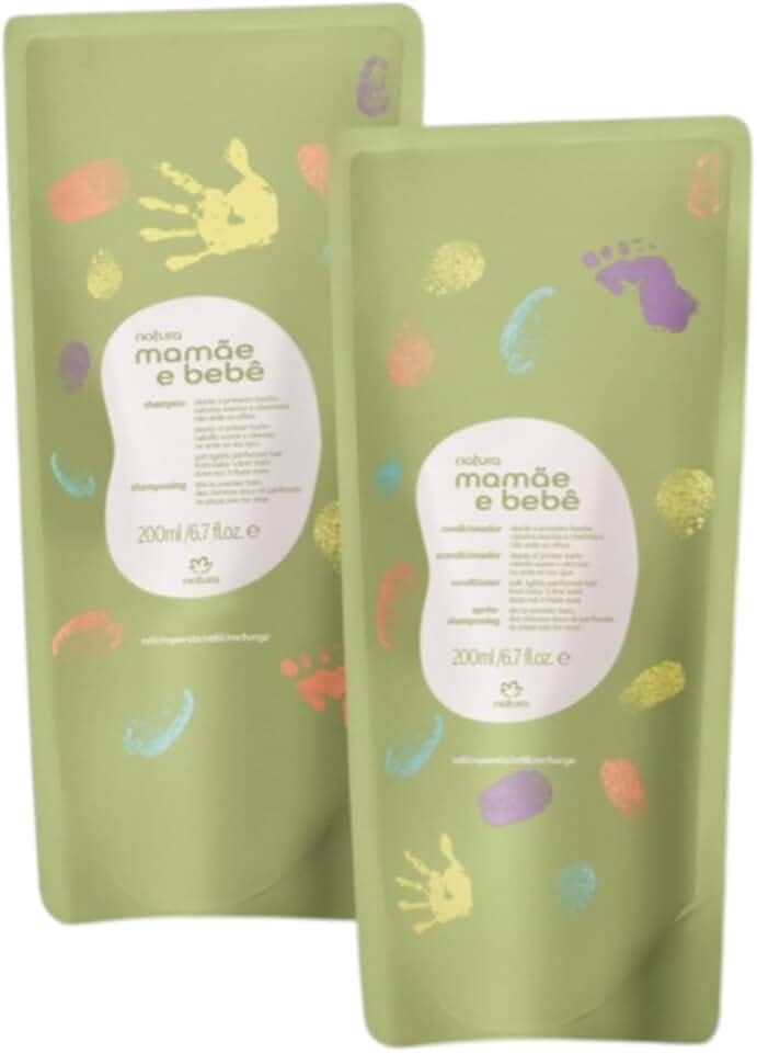 Kit Refil Shampoo + Condicionador Mamãe Bebê 200ml