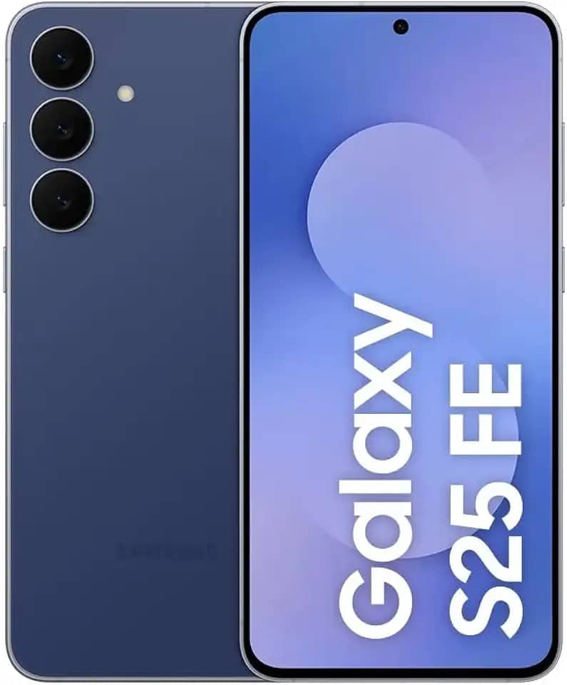Celular Samsung Galaxy S25 FE 5G, 256GB, 8GB, Câmera Tripla - Azul Marinho