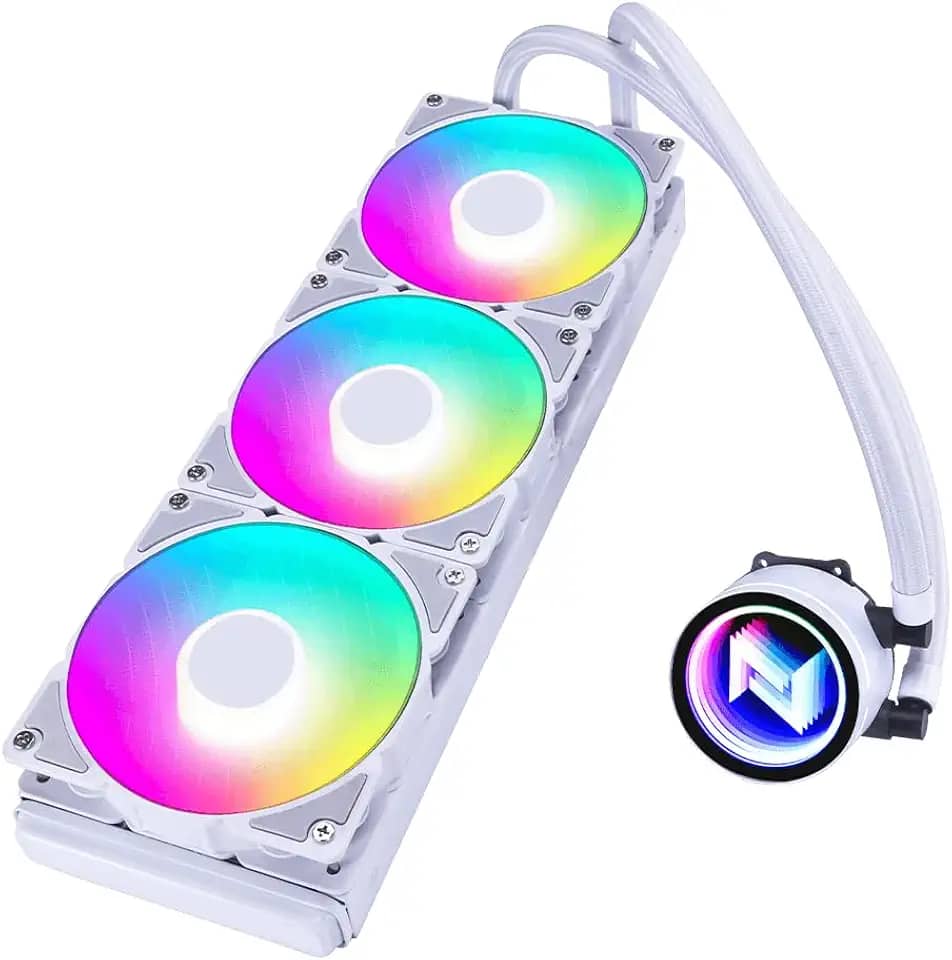 WATER COOLER NEOLOGIC LIQUID COLOR ICE STORM 3.6,INTEL/AMD,ARGB,360MM,BRANCO - NLICE360ARGB