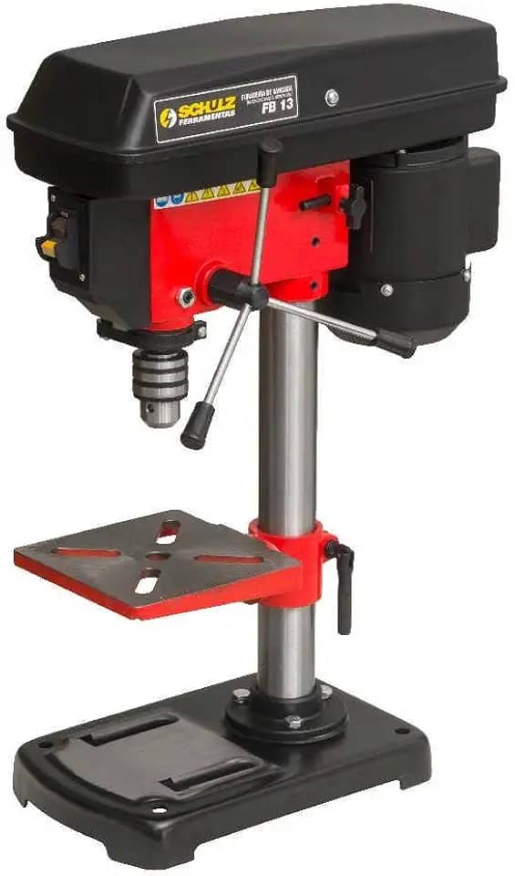 Furadeira De Bancada P/Trabalhar Metais Fb 13-220v 60hz 4polos - Zj Schulz