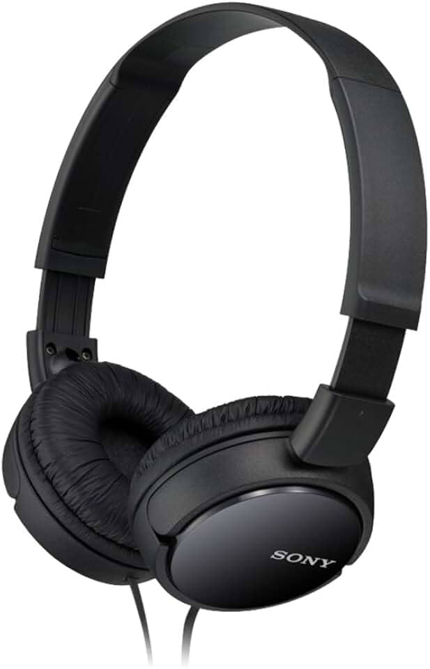 Sony MDR-ZX110 - Fone de Ouvido Dobrável, Preto