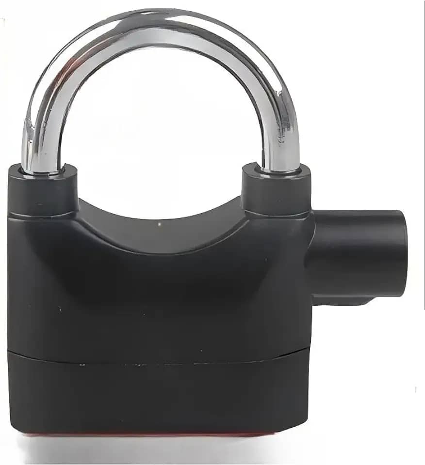 Cadeado Antifurto Com Alarme Sonoro Para Bicicleta Bike Motocicleta Mala(Curto,1)