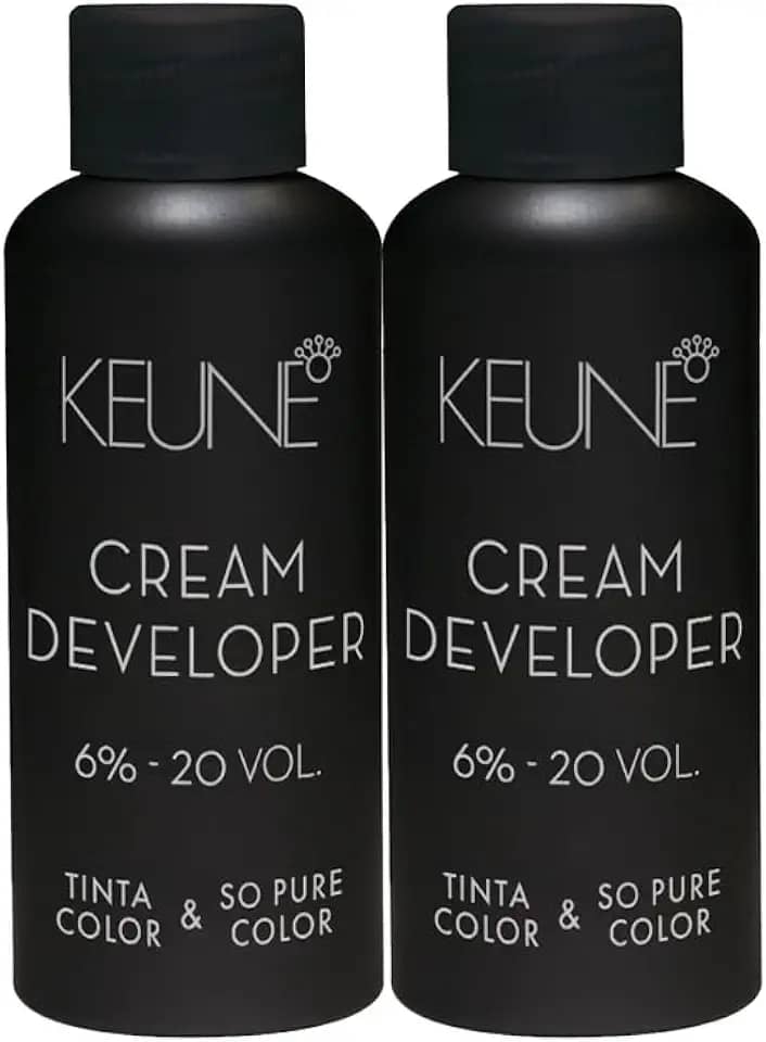 Kit Keune Tinta Color & So Pure Color 6% - 20 VOL - Oxidante Cremoso 60ml (2 unidades)