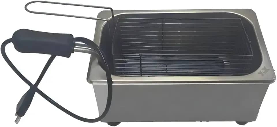 Fritadeira Elétrica Óleo Retangular 1 Litro Cor Inox Frequência 60 110v