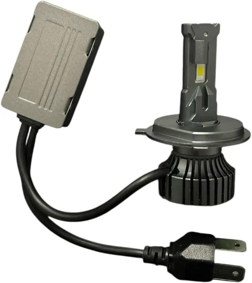 Farol LED para Moto H4 35W 7000 Lumens 6500K Alumínio e Cooler Super Potente