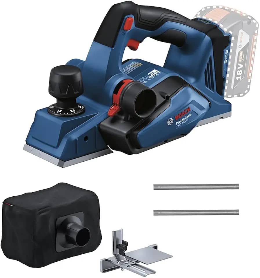 Bosch Plaina a Bateria 18V com Motor Brushless GHO185-LI