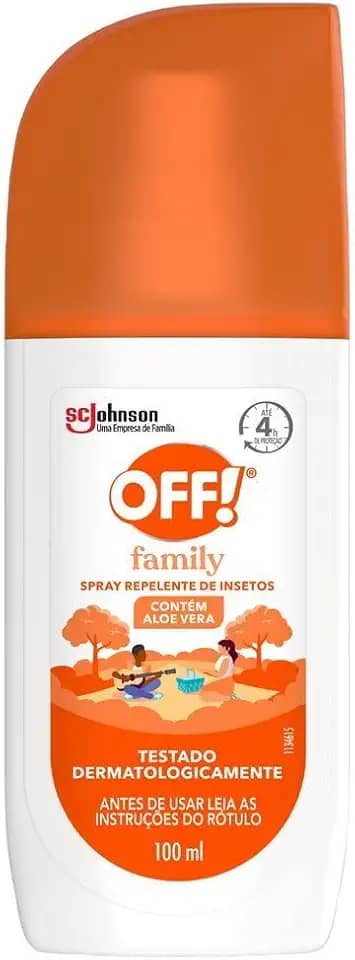 OFF! Family Spray Repelente de Insetos e Mosquitos, 100ml