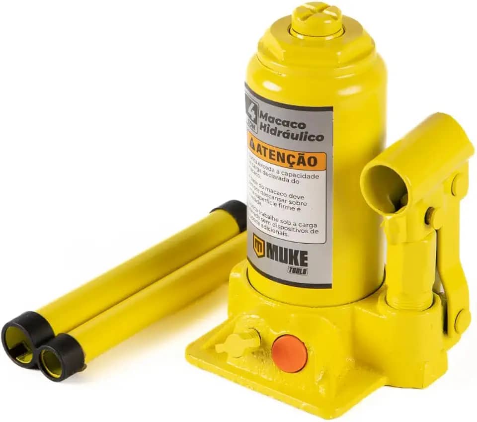 Macaco Hidráulico Tipo Garrafa 4 Toneladas Muke Tools