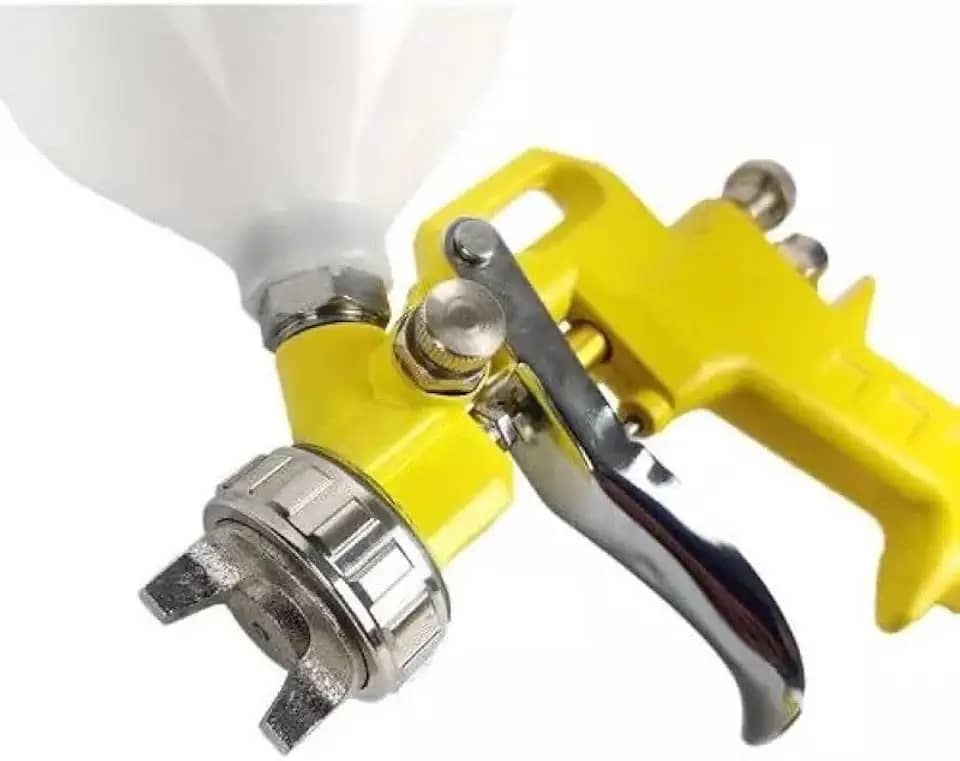 Pistola de pintura automotiva profissional por gravidade, equipada com bico de 1,4 mm e reservatório de tinta de 600 ml. (1,1.4mm/368)