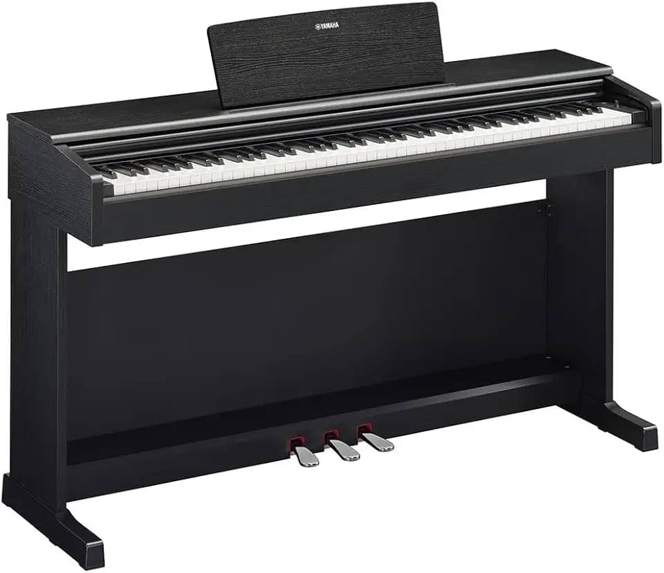 Piano Digital Yamaha Arius YDP-145B com banco - Preto