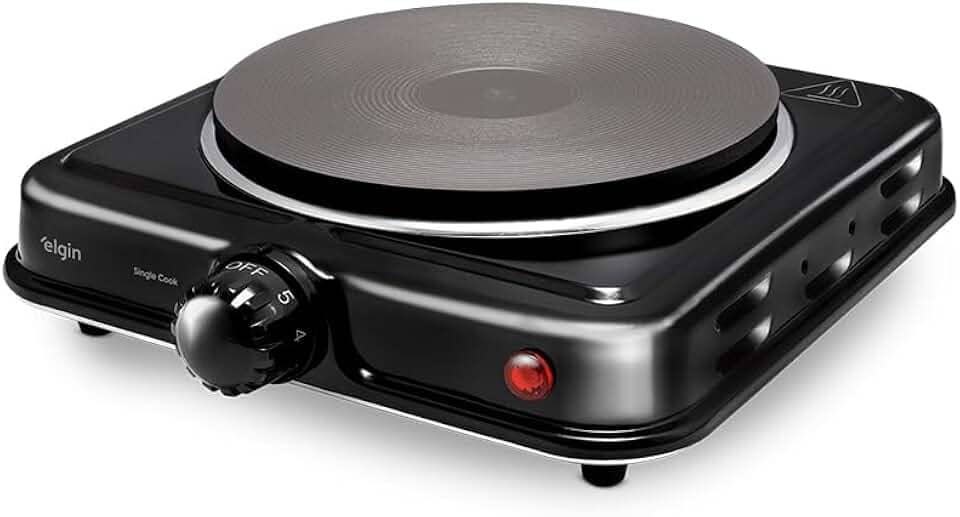 Fogão Elétrico Portátil Cooktop Elgin Single Cook 1 Boca - 110V