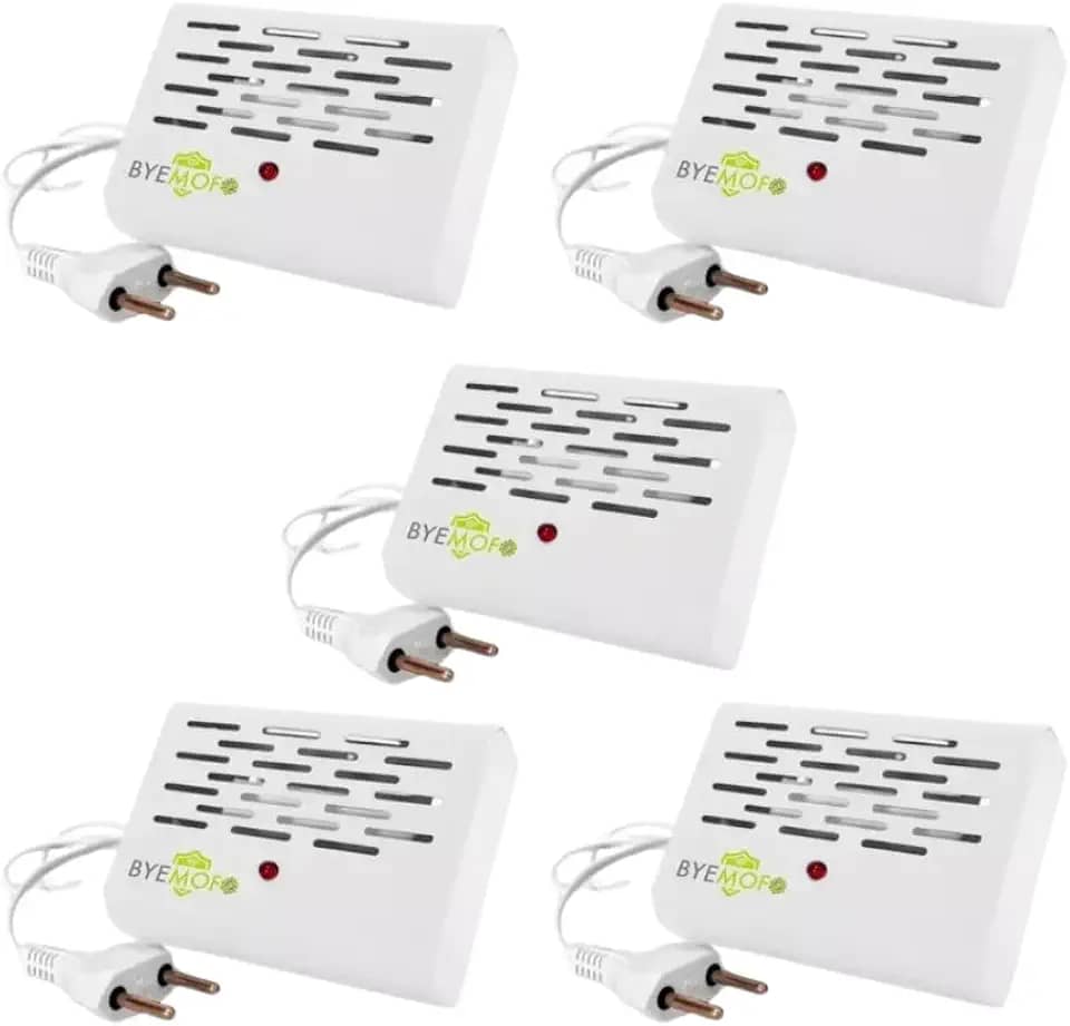 Kit c/ 05 Aparelho Anti Mofo Elétrico Eletrônico 110v Ácaro Fungos Bolor Legon Bye Mofo AM01-110v