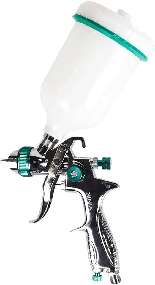 PISTOLA DE PINTURA PROFISSIONAL H2008 EM ALUMíNIO HVLP BAIXA PRESSãO GRAVIDADE BICO 1.4MM – H2008 - VINIK