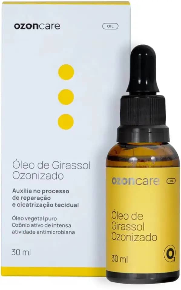 Óleo de Girassol Ozonizado 30ml - Ozoncare