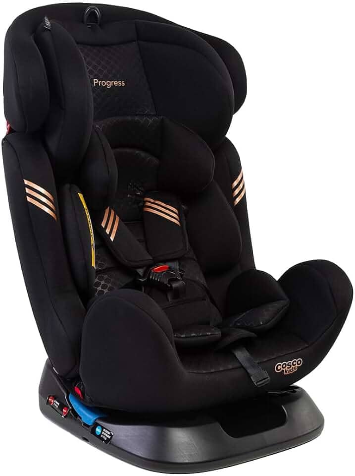 Cosco Kids, Cadeirinha Progress, 0 a 36kg, Preto Bronze