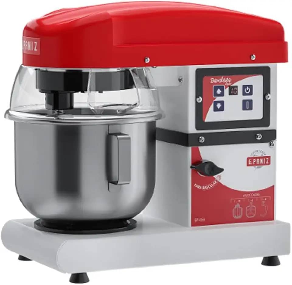 Batedeira Planetária Industrial Gpaniz Bambina 5 Litros Branca Bp05b