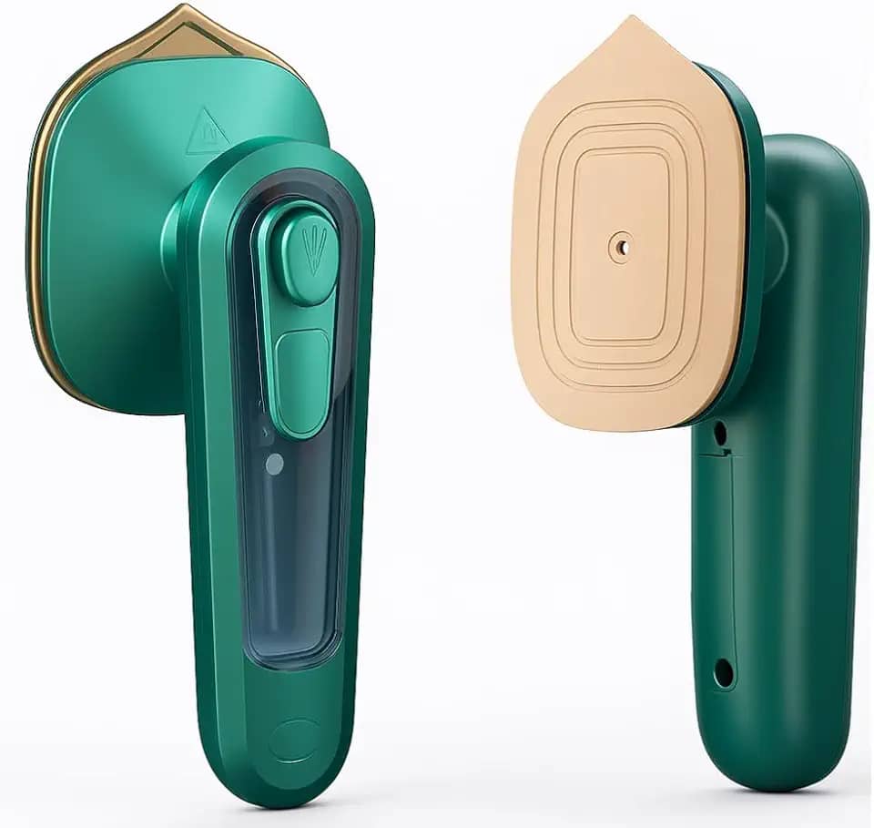 Mini Ferro de Passar Roupa Cabe na Mala Mochila Bolsa de Viagem Compacto Portátil a Vapor Úmido com Borrifador Leve (Bivolt) - Premium