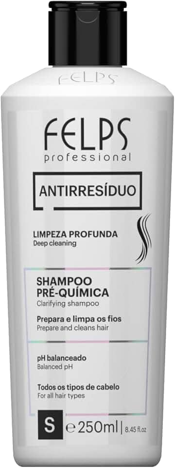 Felps Antirresiduo Shampoo 250ml, Felps Professionnel, 250ml